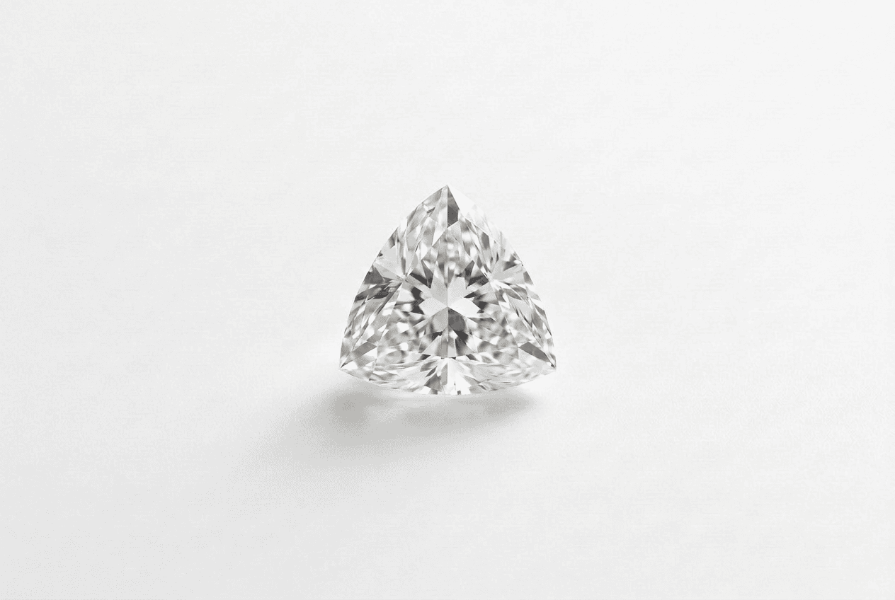 Trillion Diamant in Draufsicht